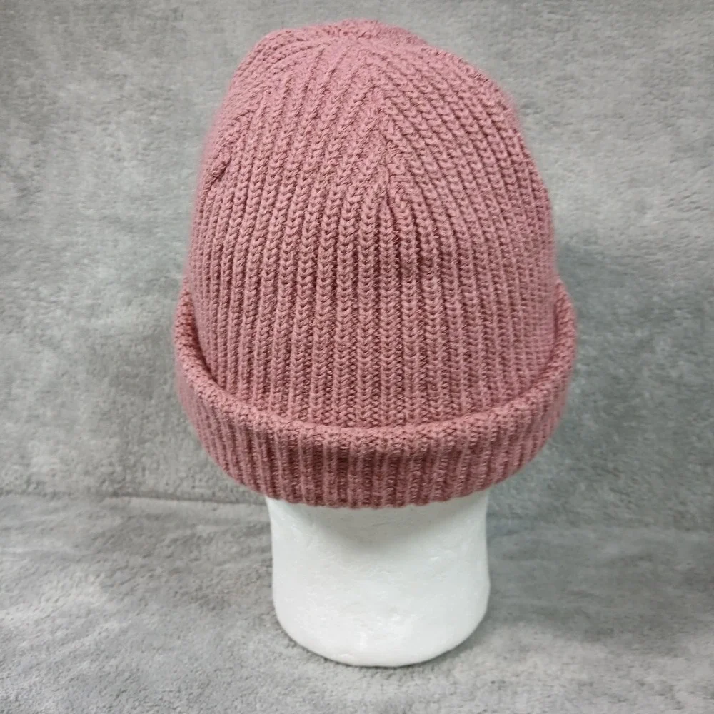 North Face Beanie Unisex One Size Salty Dog Pink Knit Soft Lined